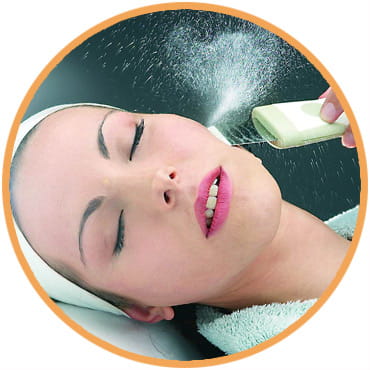 Gesichtsbehandlung Sonophorese